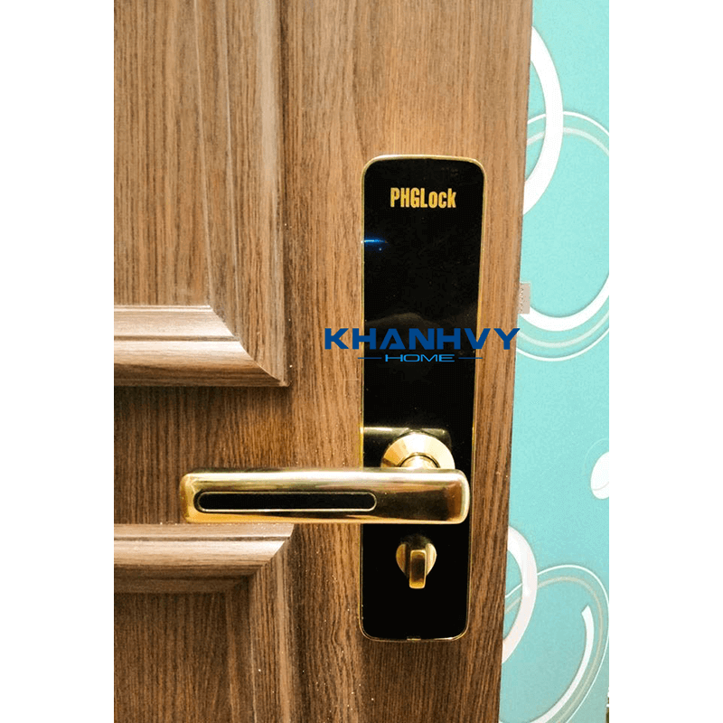 Khóa điện tử PHGLock KR7153W Gold Remote