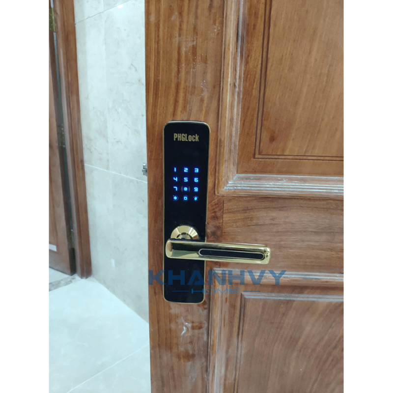 Khóa điện tử PHGLock KR7153W Gold Remote