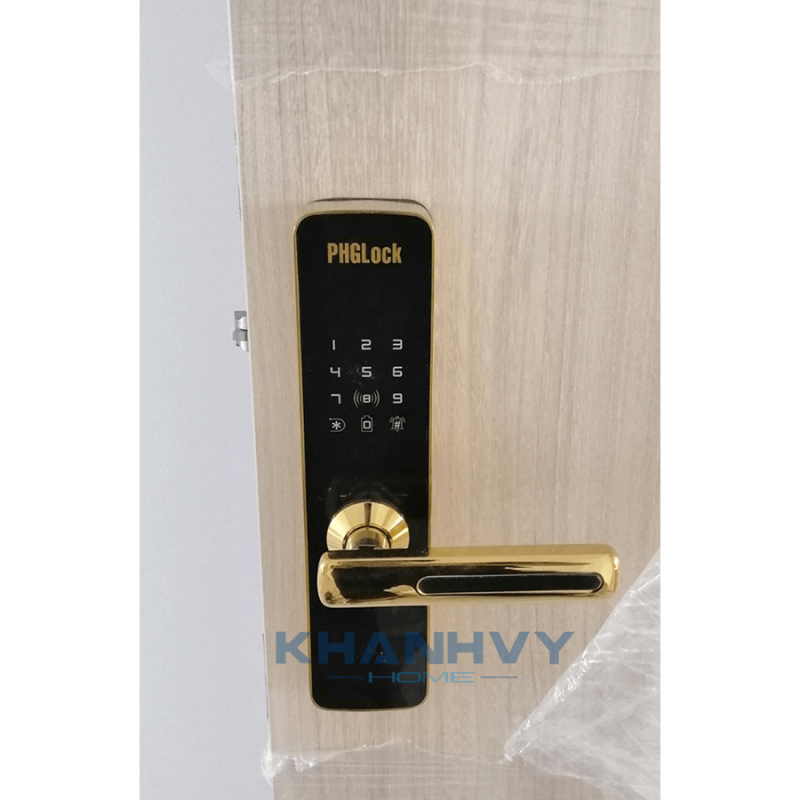 Khóa điện tử PHGLock KR7153W Gold Remote