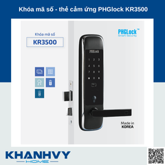 Khóa mã số - thẻ cảm ứng PHGlock KR3500