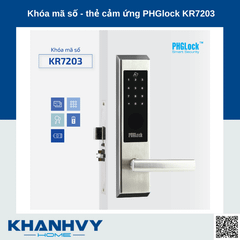 Khóa mã số - thẻ cảm ứng PHGlock KR7203S - R