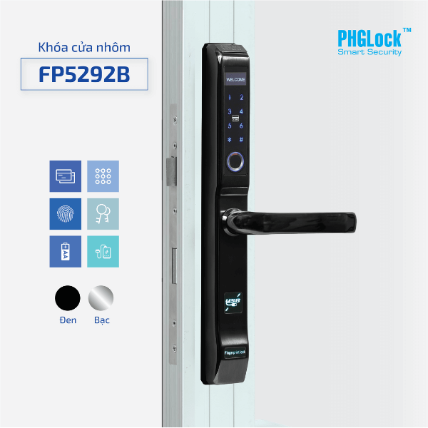 Khóa vân tay PHGlock FP5292B