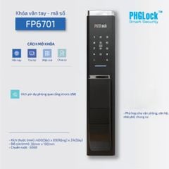 Khóa vân tay PHGLock FP6701