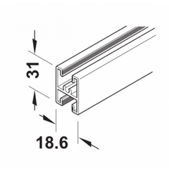 Khung chia giữa 6m Hafele MS: 403.52.960