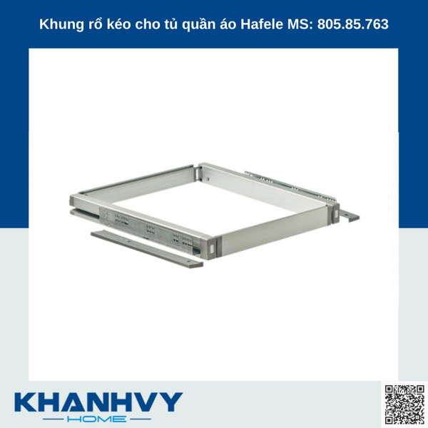 Khung rổ kéo cho tủ quần áo Hafele MS: 805.85.763