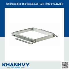 Khung rổ kéo cho tủ quần áo Hafele MS: 805.85.764