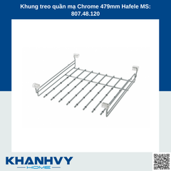 Khung treo quần mạ Chrome 479mm Hafele MS: 807.48.120