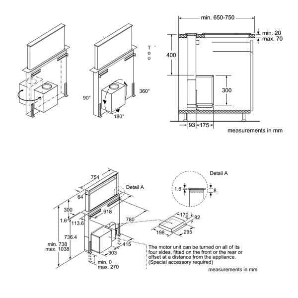 Máy hút mùi Bosch DDD97BM60B