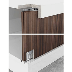Bộ phụ kiện cửa trượt 50kg Hafele cho cửa 2 cánh dày 26-32mm 401.30.002
