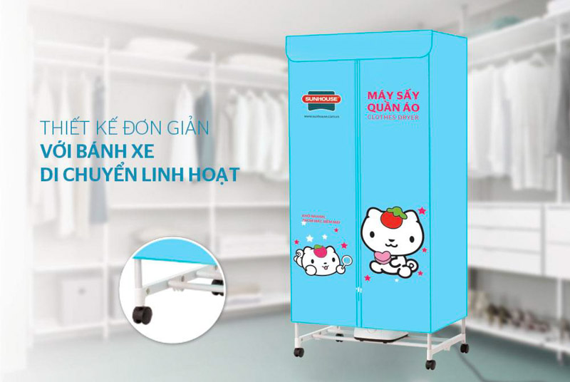 Tủ sấy quần áo thương hiệu Sunhouse
