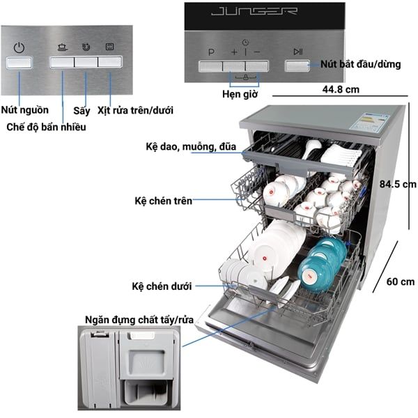Máy rửa chén bát Junger DWJ-450