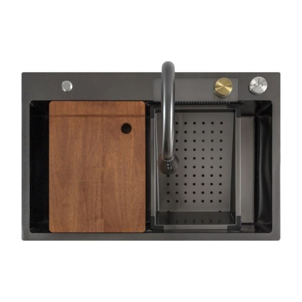Chậu rửa chén chống xước Wabenform Maadela MDS-7547NBU Lechfall