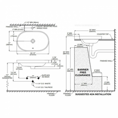Lavabo để bàn American Standard WP-0310