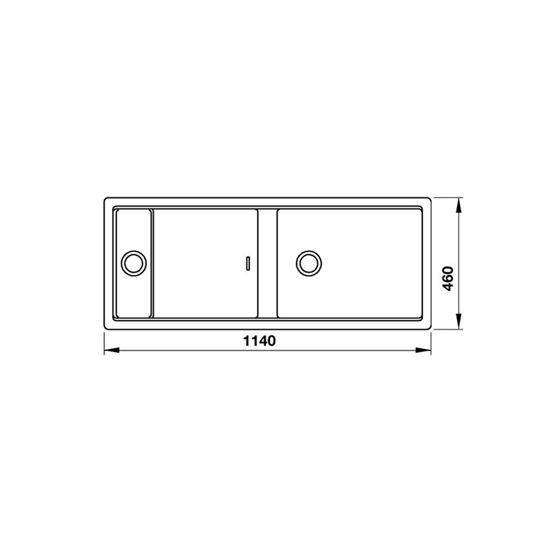 Chậu đá Hafele HS-GDD11446 D-150 570.35.340