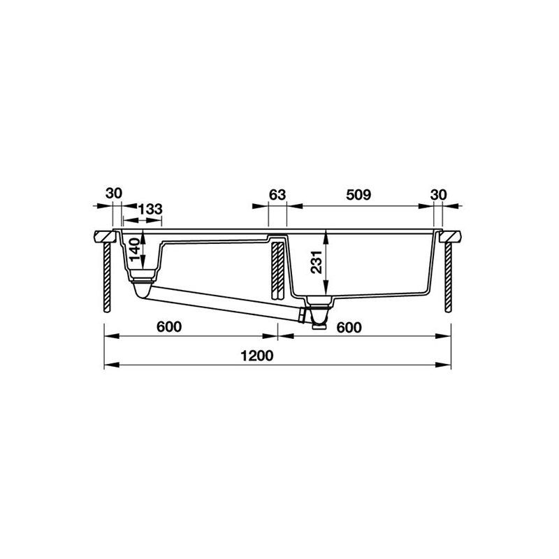 Chậu đá Hafele HS-GDD11446 D-150 570.35.340
