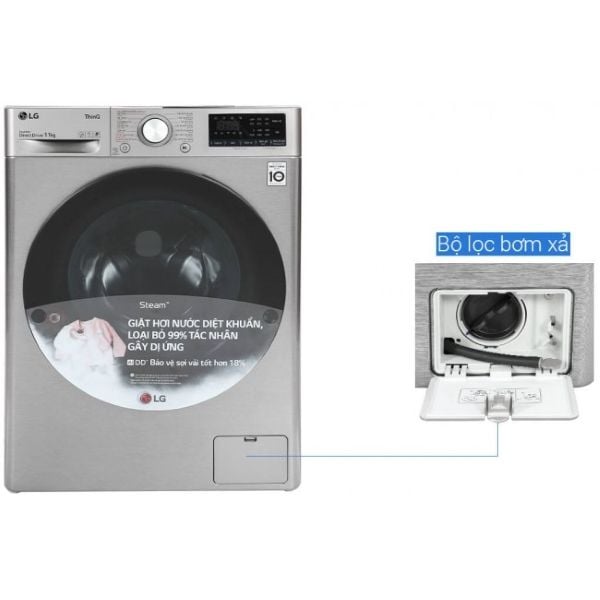Máy giặt LG AI DD Inverter 11 kg FV1411S4P
