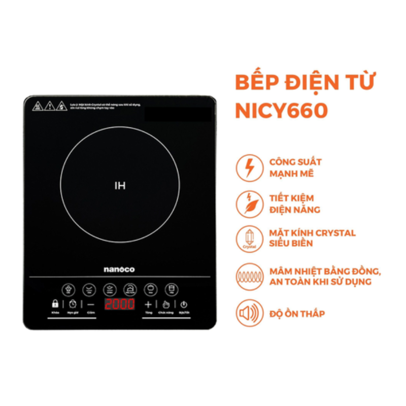 Bếp từ đơn Nanoco NICY660
