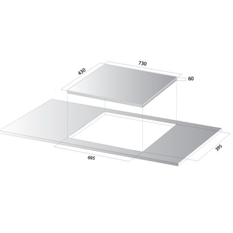 Bếp từ kết hợp Kocher EI-633
