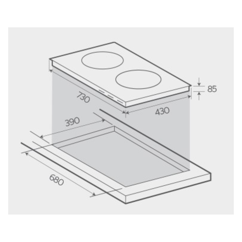 Bếp điện từ đôi Sunhouse SHB82022