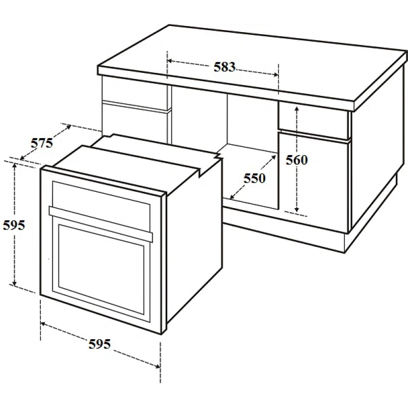 Lò nướng âm tủ Canzy CZ-09DL
