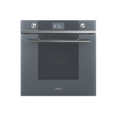 Lò nướng Smeg 60cm, LINEA, mặt kính bạc SF6102TVS 536.64.712