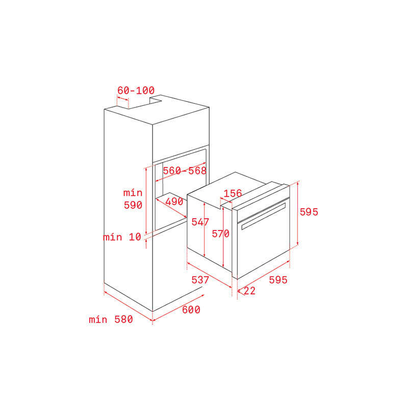 Lò nướng Teka HSB 610 41560110