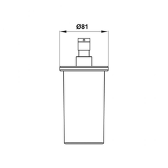 Ly xịt xà phòng Hafele 495.80.240
