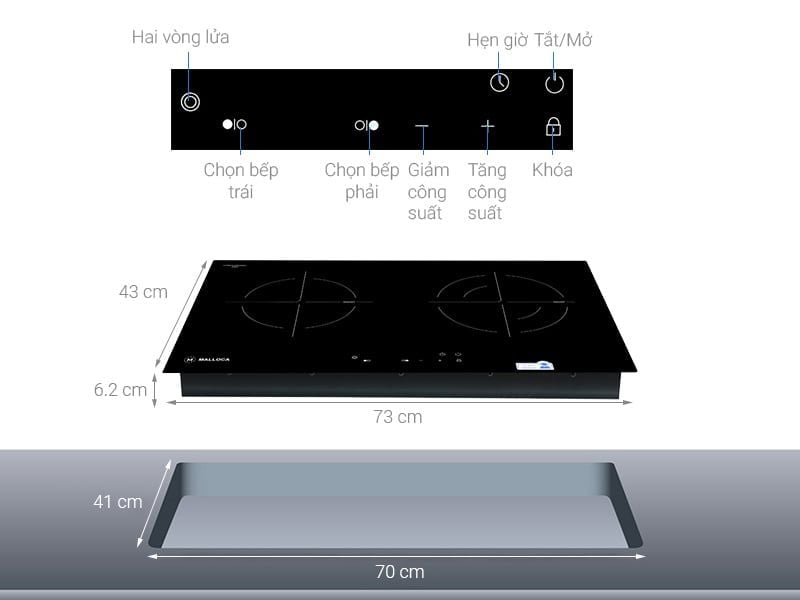 Bếp hồng ngoại Malloca MH-7320 R