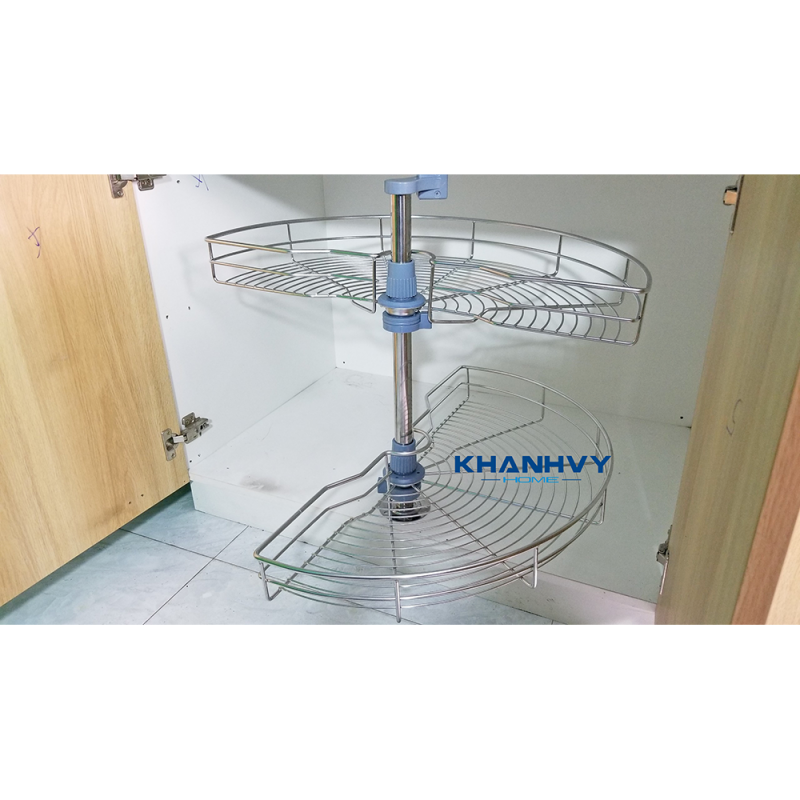 Mâm xoay 1/2 inox mờ 304 nan tròn Atigold ATX180B