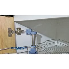 Mâm xoay 1/2 inox mờ 304 nan tròn Atigold ATX180B