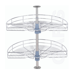 Mâm xoay góc mở 1/2, nan tròn, bề mặt mạ chrome GS01.80C