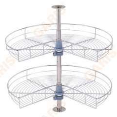 Mâm xoay góc mở 3/4, nan tròn, bề mặt nan điện hóa GS05.80E