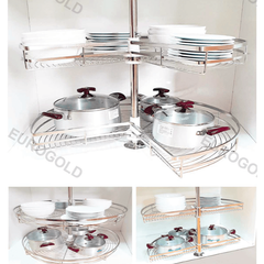 Mâm xoay inox nan dẹt mở 3/4 - 270 độ Eurogold EPL270A