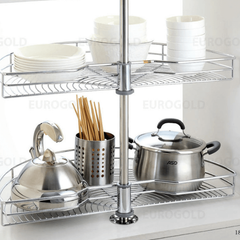 Mâm xoay inox nan mở 1/2 - 180 độ Eurogold EP180A