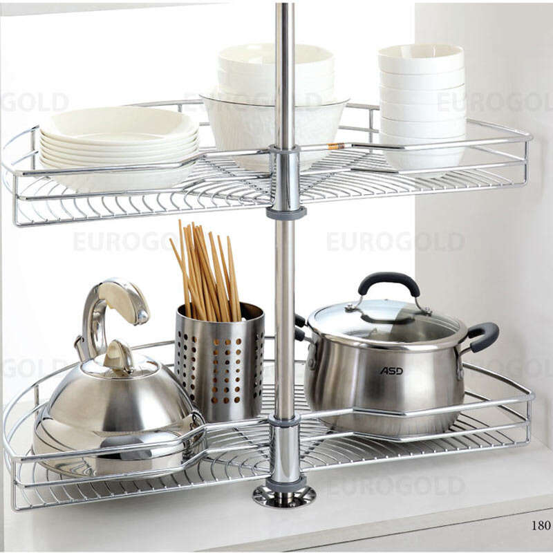 Mâm xoay inox nan mở 1/2 - 180 độ Eurogold TR180A