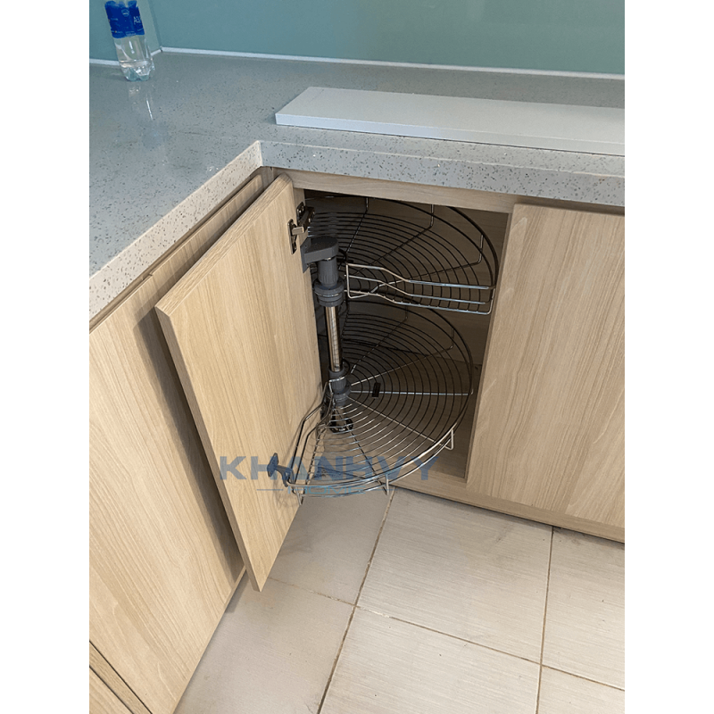 Mâm xoay inox nan mở 1/2 - 180 độ Eurogold TR180C