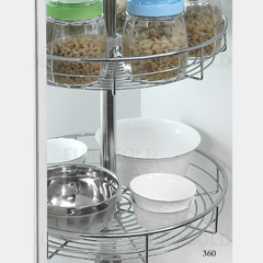 Mâm xoay inox nan mở toàn phần 360º Eurogold TR360F