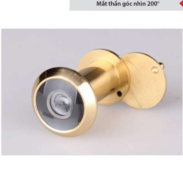 Mắt thần Hafele cho cửa gỗ 35-55mm đồng bóng 959.03.058