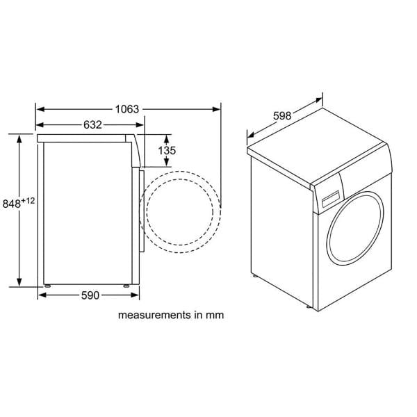 Máy giặt Bosch WAW32640EU 9kg Series 8