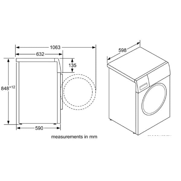 Máy giặt Bosch WAT286H8SG