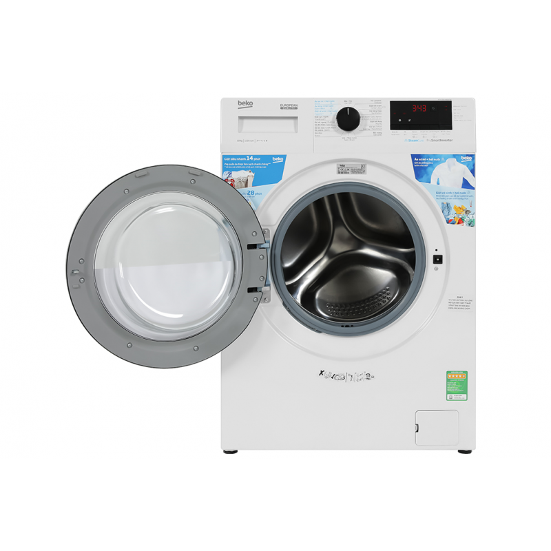 Máy giặt độc lập Beko WCV10614XB0STW