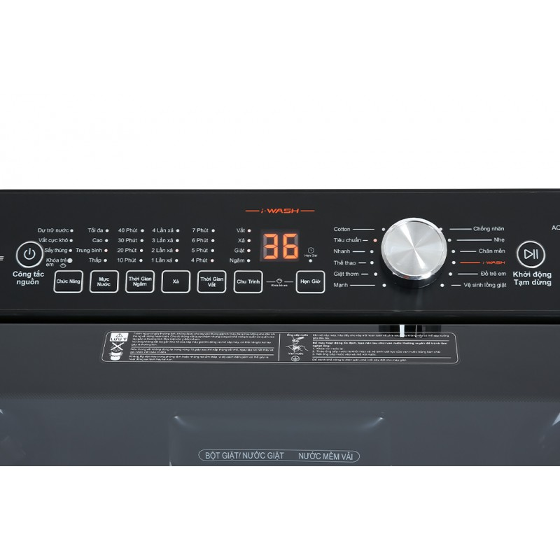 Máy giặt lồng đứng Aqua AQW-FR101GT.BK