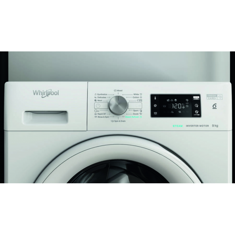 Máy giặt lồng ngang 9kg Whirlpool FFB9458 WV EE