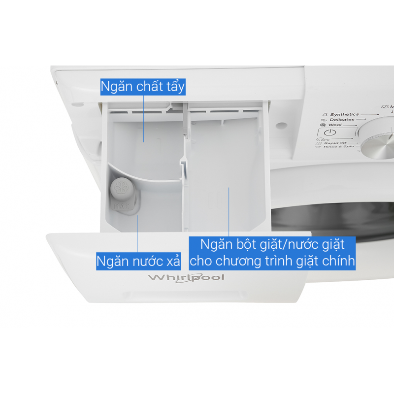 Máy giặt lồng ngang 9kg Whirlpool FFB9458WVEE