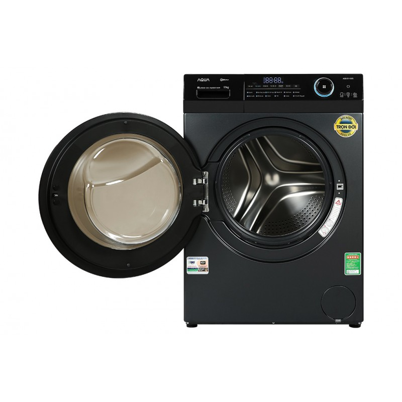 Máy giặt lồng ngang Aqua AQD-D1102G.BK
