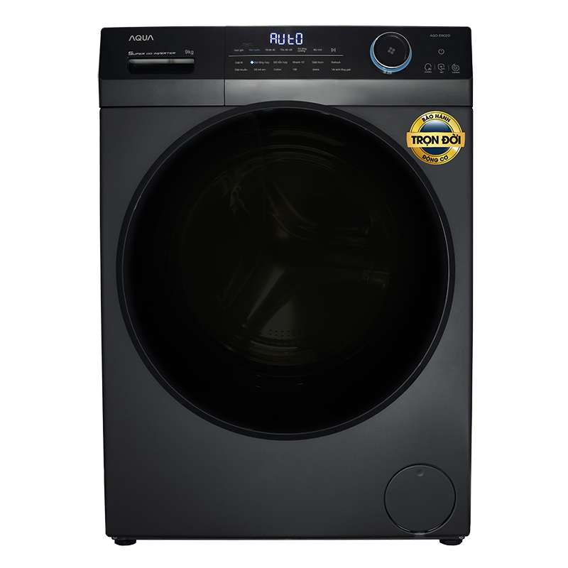 Máy giặt lồng ngang Aqua AQD-D902G.BK