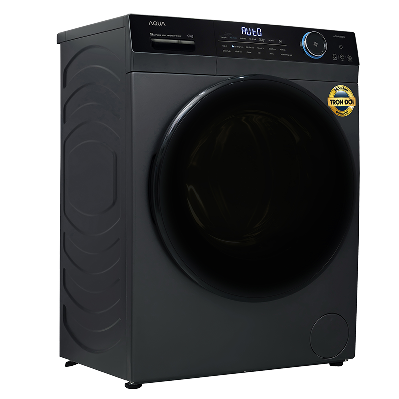 Máy giặt lồng ngang Aqua AQD-D902G.BK