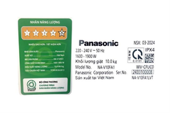 Máy giặt Panasonic NA-V10FA1LVT cửa trước 10kg