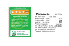 Máy giặt sấy Panasonic NA-S157FW1BV cửa trước Giặt 11.5kg/Sấy 7kg