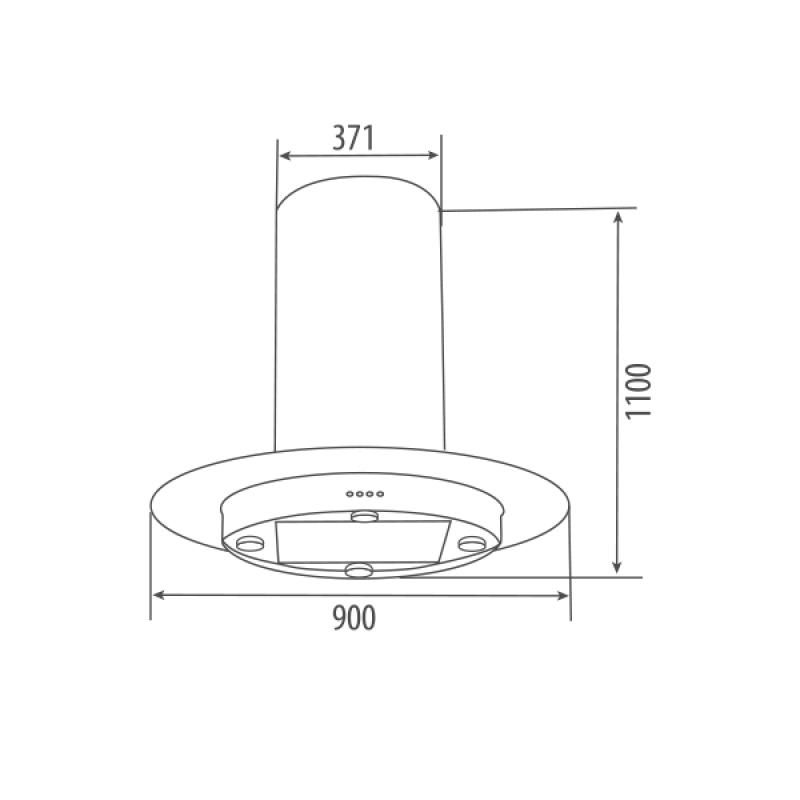 Máy hút khử mùi Canzy CZ-350C